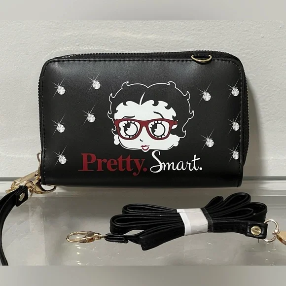 Betty Boop Wristlet Wallet Purse Clutch - Picture 2 of 3